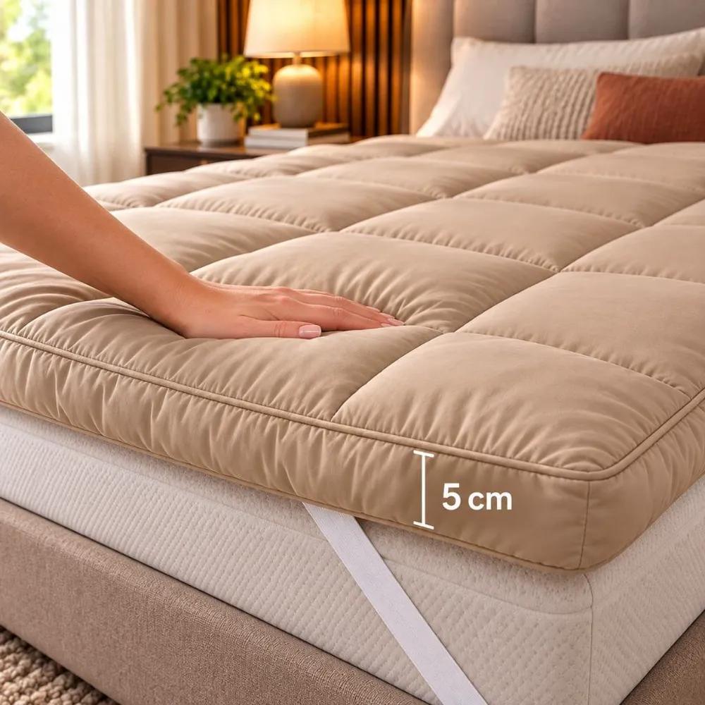 5 cm de conforto extra